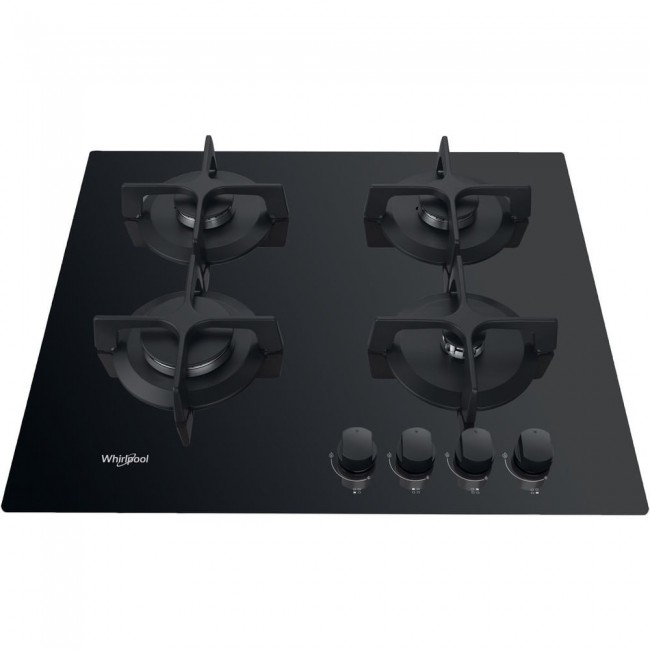 Whirlpool AKT 616/NB hob Black Built-in 60 cm Gas 4 zone(s) Whirlpool AKT 616/NB hob Black Built-in 60 cm Gas 4 zone(s)