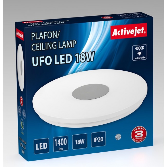 Modern LED ceiling plafond Activejet UFO LED 18W