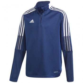 Sweatshirt for kids adidas Tiro 21 Training Top Youth navy blue GK9661 140cm