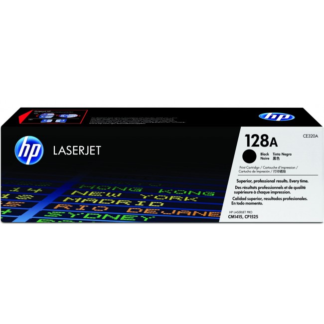 HP 128A - sort - original - LaserJet - HP 128A - sort - original - LaserJet -