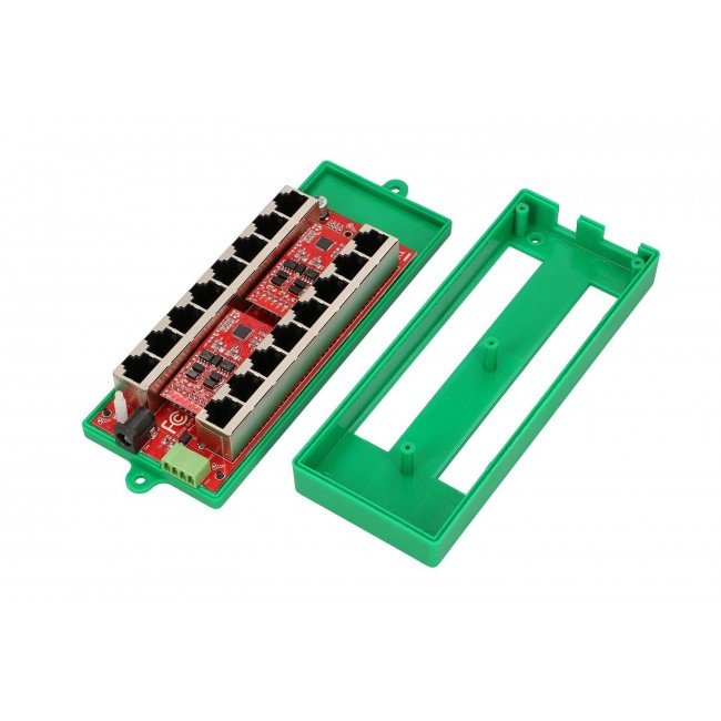 Extralink Gigabit PoE Injector 8 Port Active, 8 ports Gigabit 802.3at/af, Mode A Extralink Gigabit PoE Injector 8 Port Active, 8 ports Gigabit 802.3at/af, Mode A