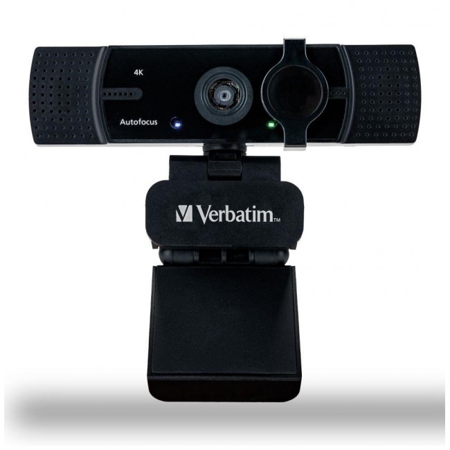 Verbatim 49580 webcam 3840 x 2160 pixels USB 2.0 Black