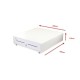 Equip Cash Register Drawer for Point of Sale (POS) System, 4 Bill/8 Coin Compartments, Removable Coin Slots, RJ11 connector