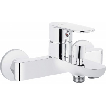 Wall-mounted bathtub mixer