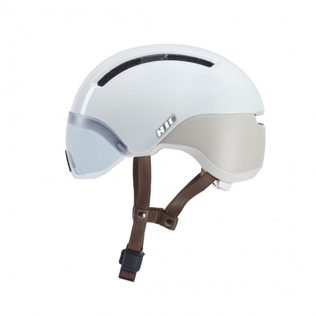 HJC CALIDO PLUS White, Grey Cycling Helmet, PEARL WHITE GREY, Size S