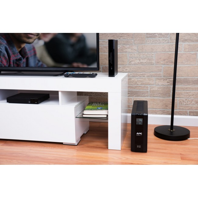 APC Back-UPS Pro, 1600VA/960W, Tower, 230V, 8x IEC C13 outlets, AVR, LCD, User Replaceable Battery