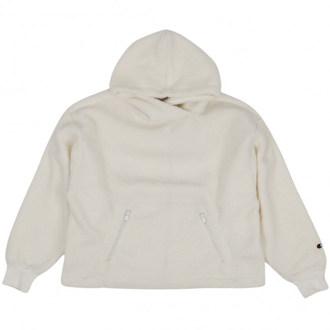 Champion Hooded Women's Sweatshirt white 117549 WW003 L Champion Hooded Women's Sweatshirt white 117549 WW003 L