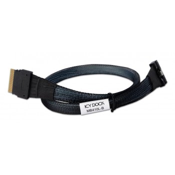 Icy Dock MB410L-B Serial Attached SCSI (SAS) cable 0.5 m Black