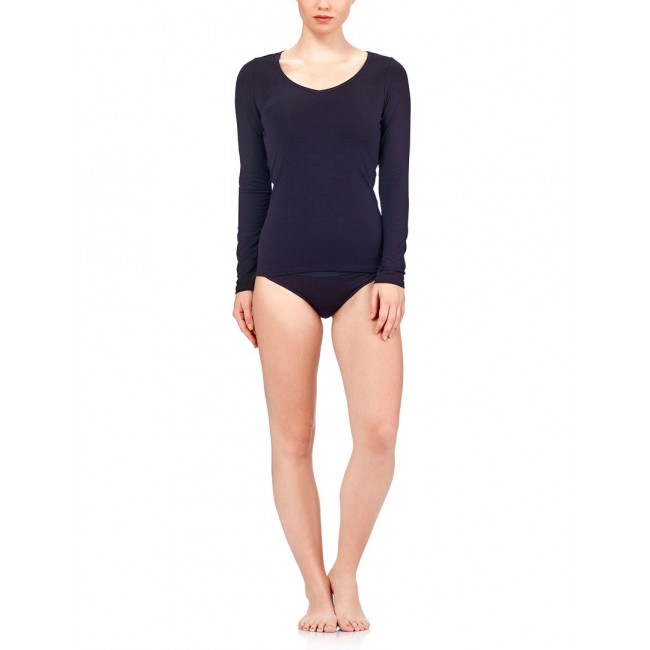 Icebreaker 103194001 XS shirt/top T-shirt Scoop neckline Long sleeve Lycra, Merino wool, Nylon