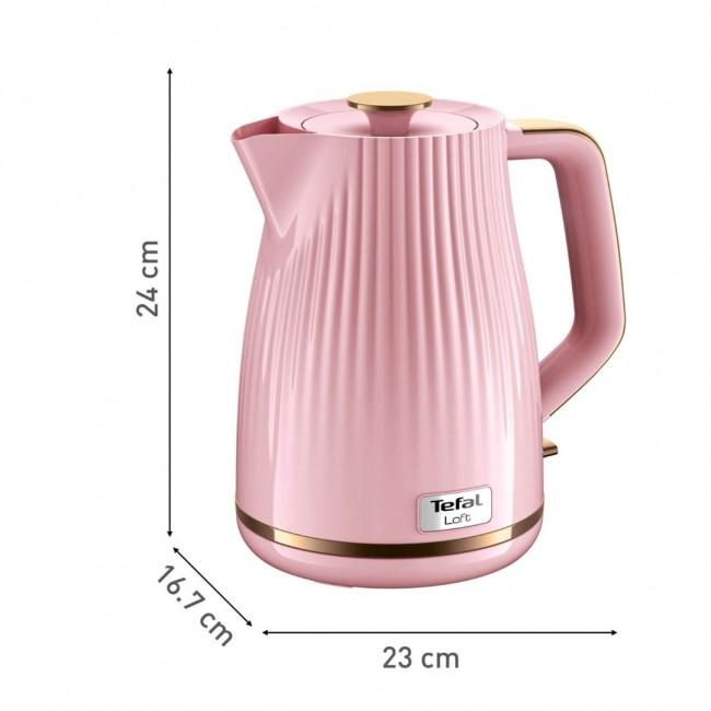 Tefal Loft KO2517E0 Electric kettle 1.7 l Pink