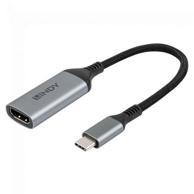 Lindy 43428 video cable adapter 0.15 m USB Type-C HDMI Grey Lindy 43428 video cable adapter 0.15 m USB Type-C HDMI Grey