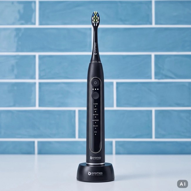 Sonic toothbrush ORO SONIC NEXT PRO BLACK OROMED