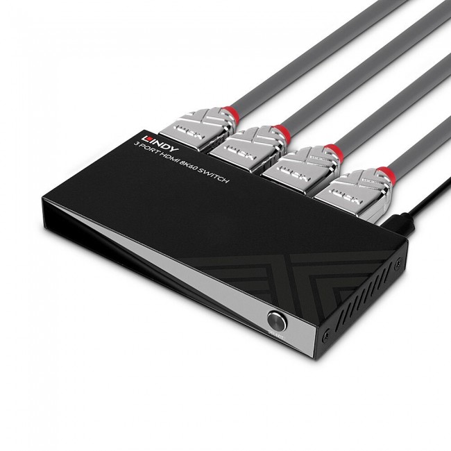 Lindy 3 Port HDMI 8K60 Switch Lindy 3 Port HDMI 8K60 Switch
