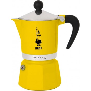 Coffee maker BIALETTI RAINBOW 6TZ 300 ml Yellow