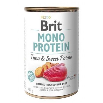 BRIT Mono Protein Tuna with sweet potato - wet dog food - 400g