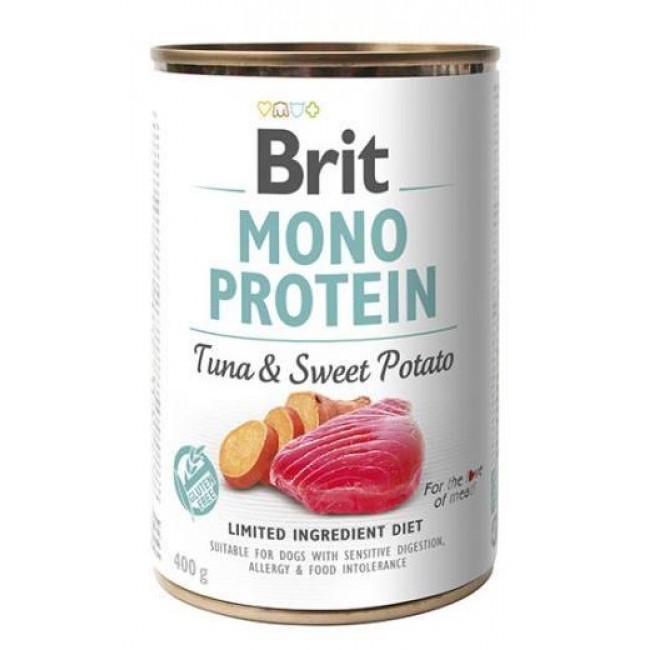 BRIT Mono Protein Tuna with sweet potato - wet dog food - 400g