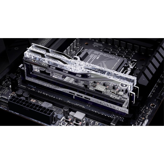 G.Skill Trident Z5 Royal F5-6000J2836G16GX2-TR5S memory module 32 GB 2 x 16 GB DDR5 G.Skill Trident Z5 Royal F5-6000J2836G16GX2-TR5S memory module 32 GB 2 x 16 GB DDR5