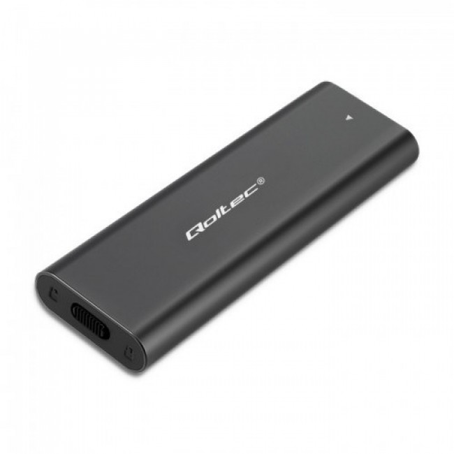 Qoltec 50312 storage drive enclosure SSD enclosure Black M.2 Qoltec 50312 storage drive enclosure SSD enclosure Black M.2