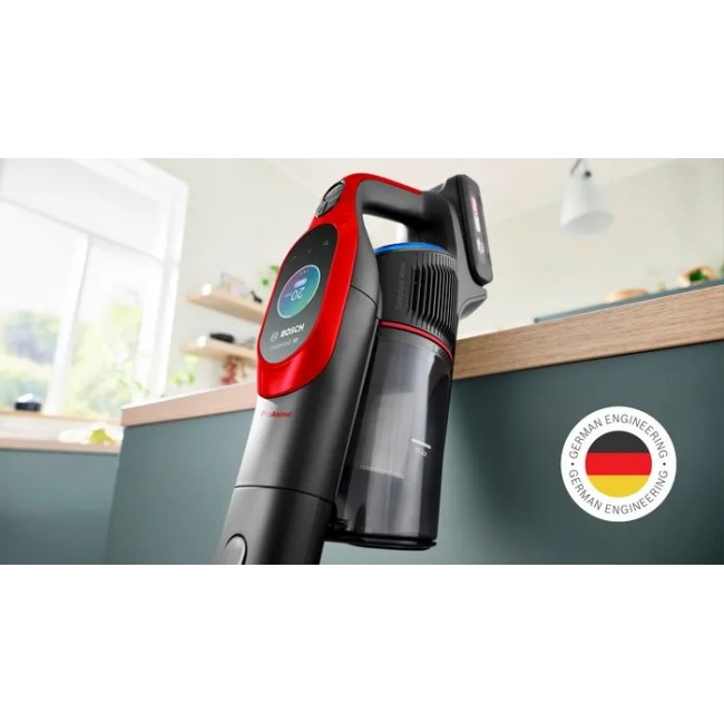 Bosch BCS1041PET stick vacuum/electric broom Battery Dry HEPA Bagless 0.4 L 23.5 W Black, Red 4 Ah Bosch BCS1041PET stick vacuum/electric broom Battery Dry HEPA Bagless 0.4 L 23.5 W Black, Red 4 Ah