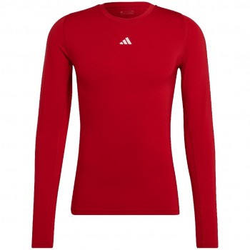 adidas Techfit Aeroready Long Sleeve Tee Red HP0639 M