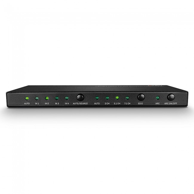 Lindy 4 Port HDMI 18G Switch with Audio Lindy 4 Port HDMI 18G Switch with Audio