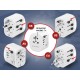 Gembird TPA-EU2A1C15-01-W Grounded universal travel power adapter, 15 W, white Gembird TPA-EU2A1C15-01-W Grounded universal travel power adapter, 15 W, white