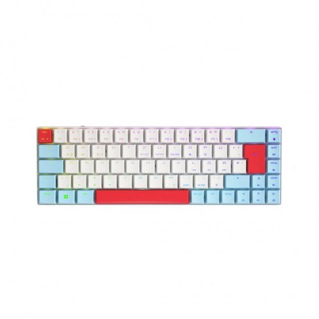 CHERRY MX-LP 2.1 Compact Wireless keyboard Gaming RF Wireless + Bluetooth QWERTZ German White CHERRY MX-LP 2.1 Compact Wireless keyboard Gaming RF Wireless + Bluetooth QWERTZ German White