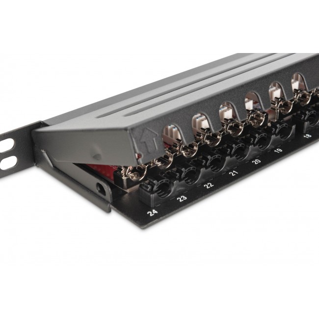 Digitus CAT 6A, Class EA High Density Patch Panel, shielded Digitus CAT 6A, Class EA High Density Patch Panel, shielded