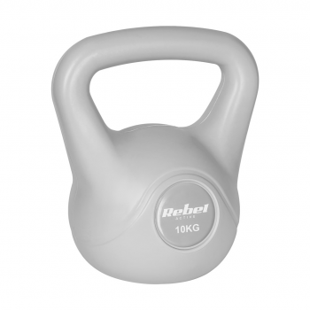REBEL ACTIVE Kettlebell bituminous gray 10 kg