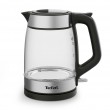 Tefal Glass Kettle KI605830 electric kettle 1.7 L 2200 W Black, Silver, Transparent
