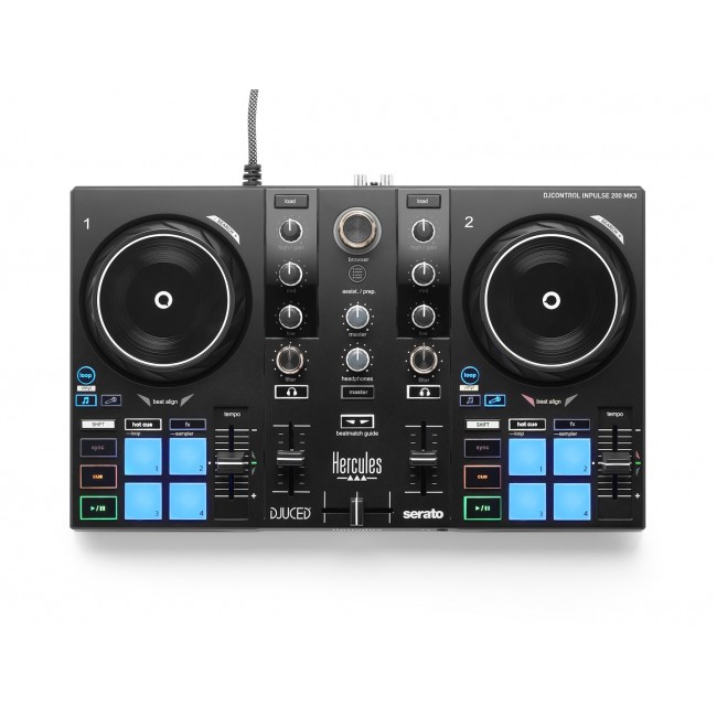 Hercules DJControl Inpulse 200 MK3 2 channels Black