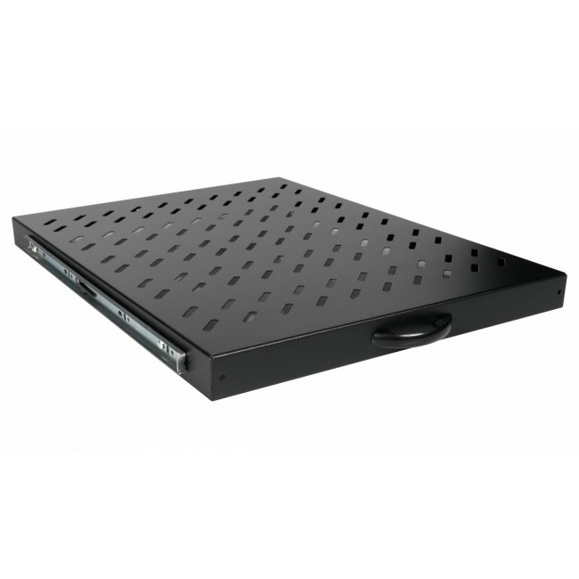 Equip Sliding Shelf 19', 1U, 800MM, Black
