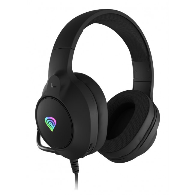 GENESIS NEON 213 Headset Wired Handheld Calls/Music USB Type-A Black