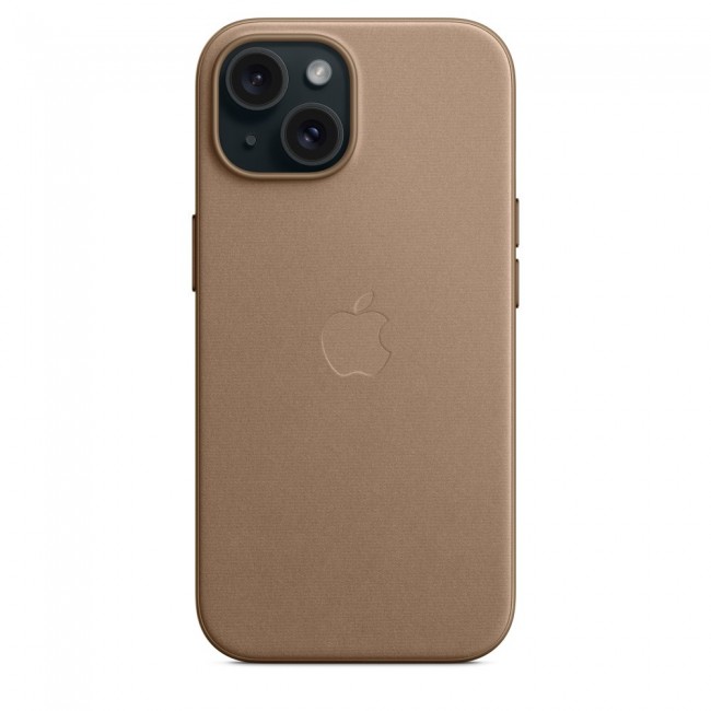Apple iPhone 15 FineWoven Case with MagSafe - Taupe