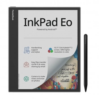 Ebook PocketBook InkPad Eo 10.3 E-Ink Kaleido 3 64GB WI-FI Mist Gray