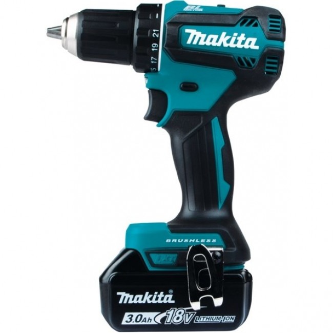 Makita DDF485RFJ drill 1900 RPM Keyless 1.7 kg Black, Blue Makita DDF485RFJ drill 1900 RPM Keyless 1.7 kg Black, Blue