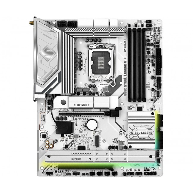 Asrock B860 Steel Legend WiFi Intel B860 LGA 1851 (Socket V1) ATX Asrock B860 Steel Legend WiFi Intel B860 LGA 1851 (Socket V1) ATX