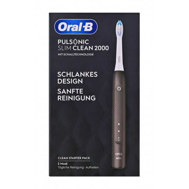 Oral-B Pulsonic Slim Clean 2000 Sonic toothbrush Black Oral-B Pulsonic Slim Clean 2000 Sonic toothbrush Black