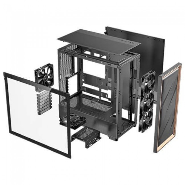 Antec FLUX Midi Tower case black retail