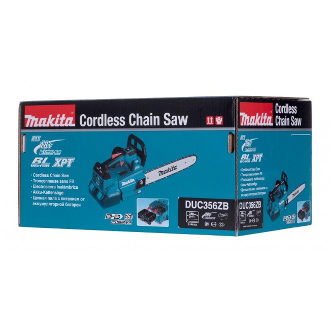 Makita DUC356ZB chainsaw Black, Blue Makita DUC356ZB chainsaw Black, Blue