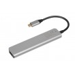 iBox IUH3SL4K interface hub USB Type-C 5000 Mbit/s Silver iBox IUH3SL4K interface hub USB Type-C 5000 Mbit/s Silver