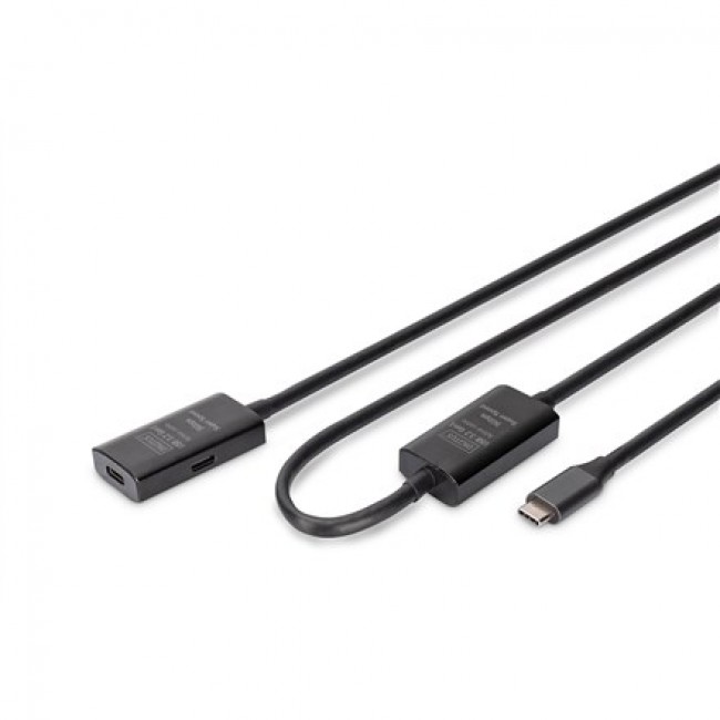 Digitus Active USB 3.2 Gen1 5G extension cable, USB-C - USB-C, 10m
