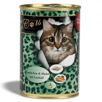 O CANIS Rabbit and chicken with salmon oil - wet cat food - 400g