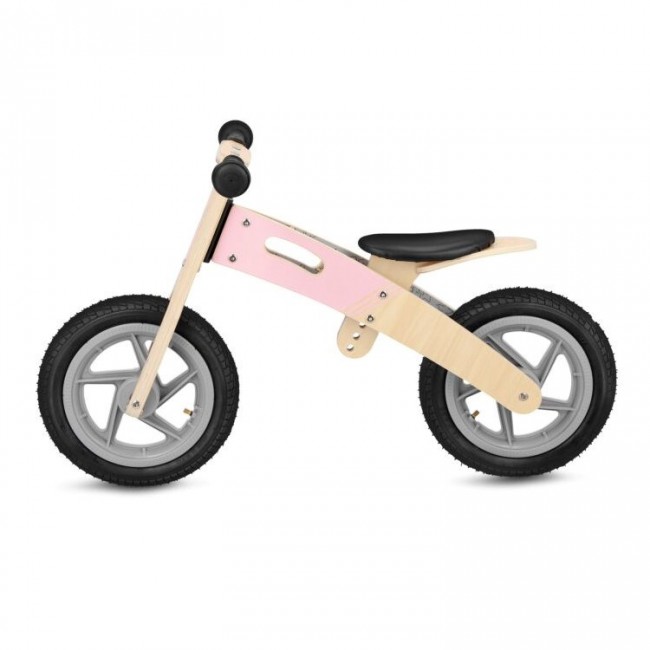 Spokey Woo Ride Duo 940904 - Running bike, grey-pink Spokey Woo Ride Duo 940904 - Running bike, grey-pink