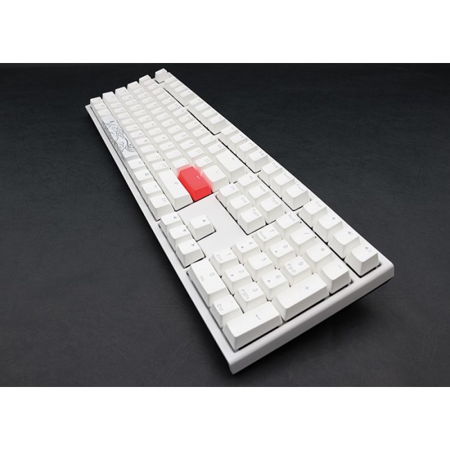 Ducky One 2 White Edition keyboard Universal USB German Ducky One 2 White Edition keyboard Universal USB German