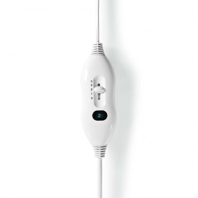 Nedis 1 Person, 150 x 80 cm, 3 Heat Settings, Washable, Overheating protection, Polyester / Synthetic, White Nedis 1 Person, 150 x 80 cm, 3 Heat Settings, Washable, Overheating protection, Polyester / Synthetic, White