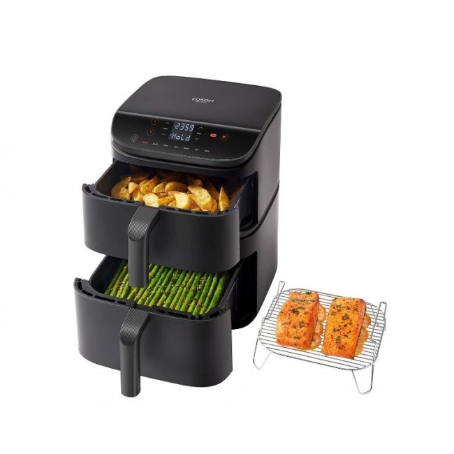 Cosori CAF-DC121 Double 10.8 L Stand-alone Hot air fryer Black Cosori CAF-DC121 Double 10.8 L Stand-alone Hot air fryer Black