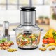 Rommelsbacher MZ 600 electric food chopper 2 L 600 W Black, Stainless steel