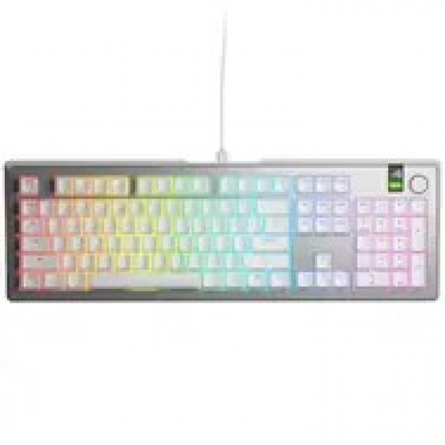 Glorious GMMK 3 Pro 100% Custom Gaming Keyboard - Pre-Built, ANSI (US), Fox Switches, Silver Glorious GMMK 3 Pro 100% Custom Gaming Keyboard - Pre-Built, ANSI (US), Fox Switches, Silver