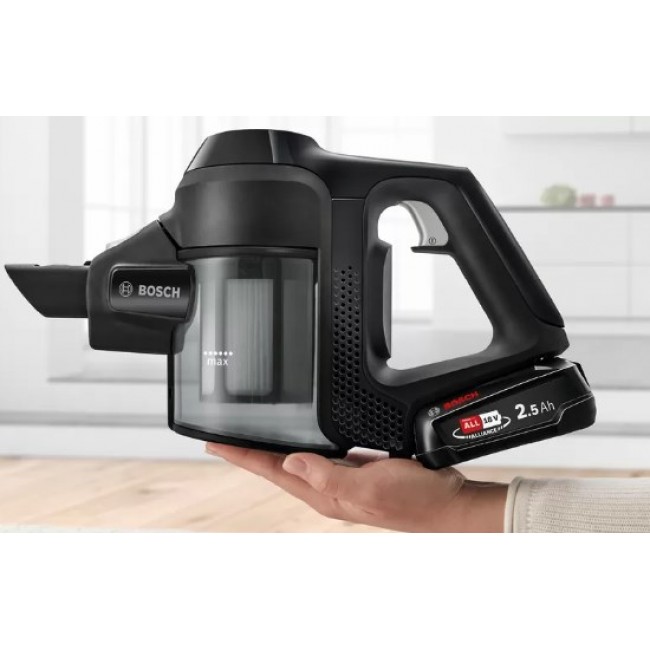 Bosch Serie 6 BBS611BSC stick vacuum/electric broom 2-in-1 stick vacuum Battery Dry Bagless Black 2.5 Ah